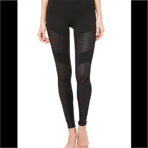 Alo Yoga Black Moto Leggings